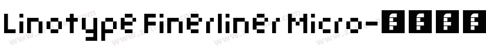 Linotype Finerliner Micro字体转换